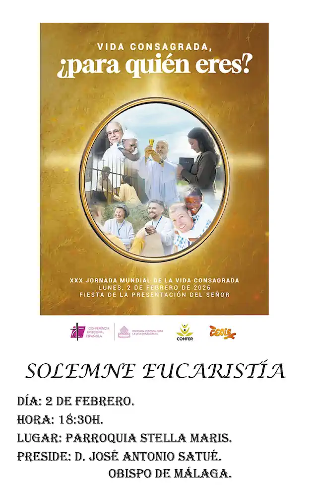 Solemne eucaristía por la Jornada Mundial de la Vida Consagrada