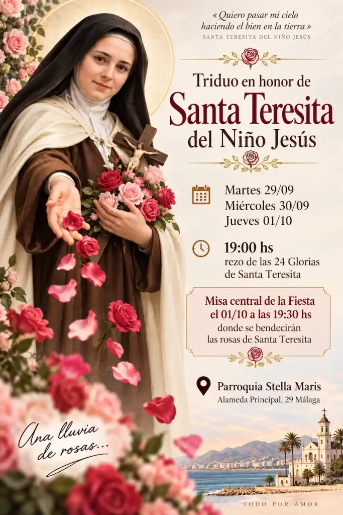 Triduo en honor de Santa Teresita del Niño Jesús Triduo en honor de Santa Teresita del Niño Jesús